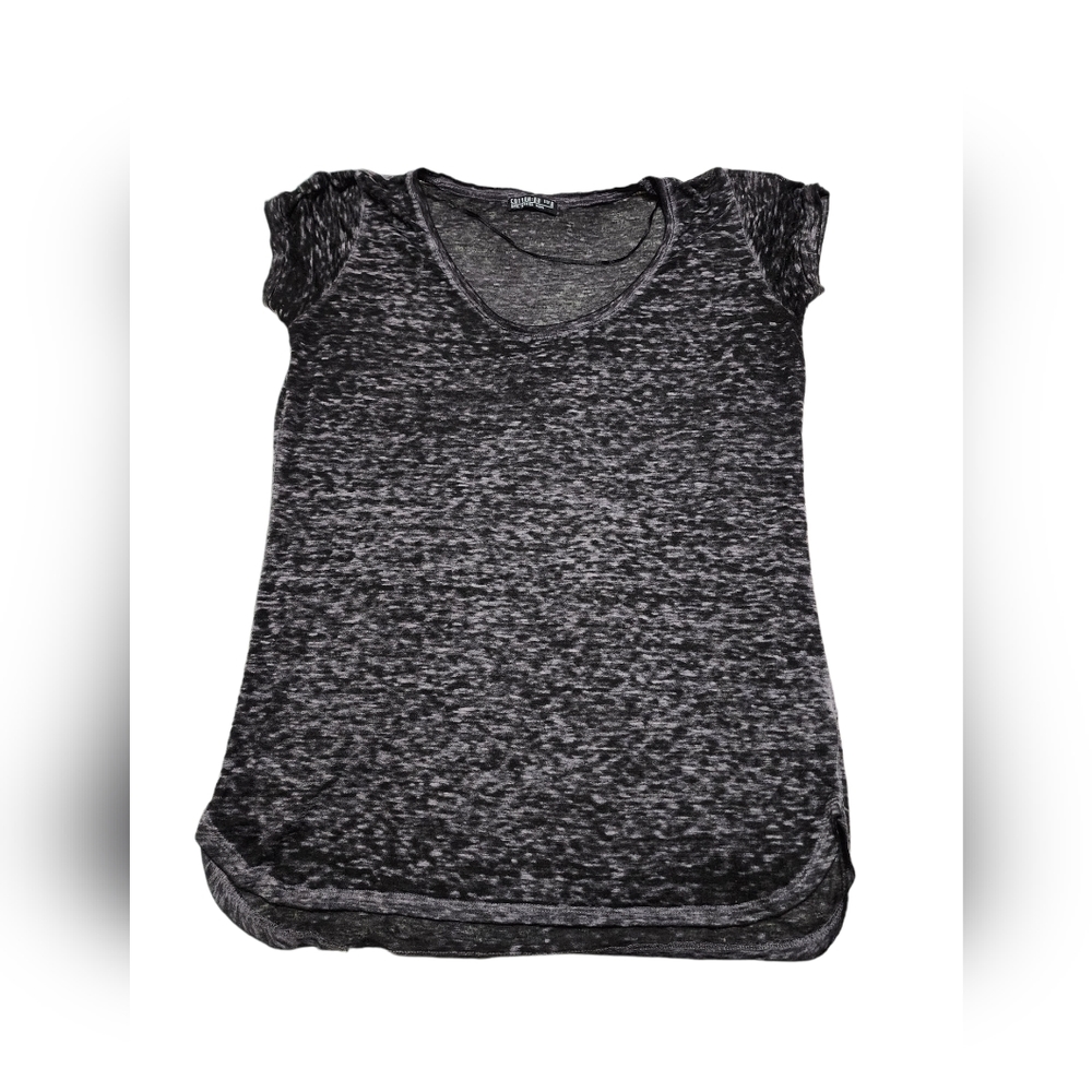 Cotton On Heathered Charcoal Tee, Size M